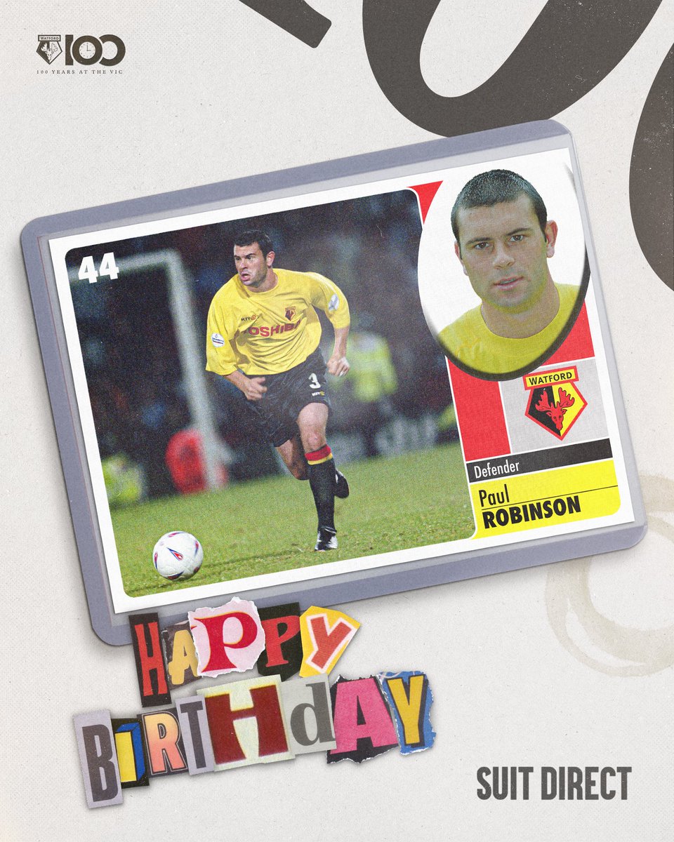 Happy birthday, @Robbo04pr! 🥳 🐝 Hall of Fame inductee 🐝 Hornets Ambassador #WatfordFC