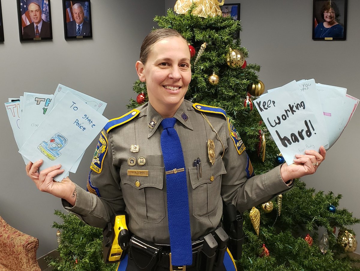 CT State Police on Twitter "Thanks to the 3rd grade students in Ms
