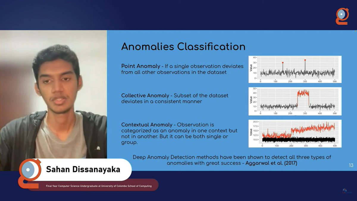 CsharpCorner's tweet photo. #GlobalAIStudentConference - @TSahan998 is live now and talking about Hybrid Model Approach for Real-Time Acoustic Anomaly Detection using Time Series.
Live streaming at https://t.co/6yzvY4phKh
@GlobAICommunity #GlobalAICommunity #Student #AI #Community #PowerPlatform #AI https://t.co/voebLdgDJU