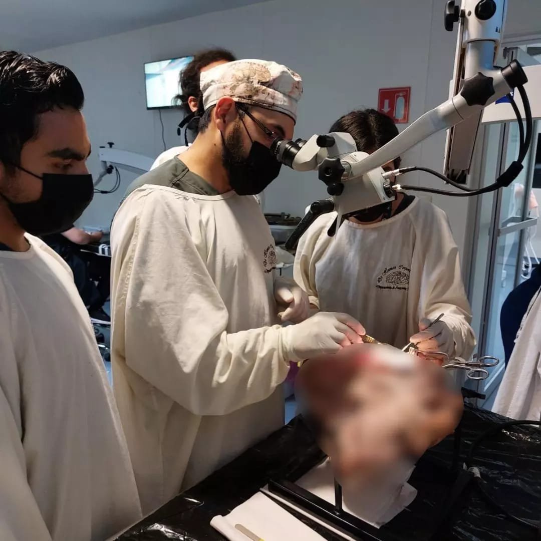 Last week we had our #GIA Neurology workshop that was oriented to neurosurgical sciences and the interhemispheric approach in a porcine model. We thank Dr. Eliud for his teaching
#UANL #Anatomy