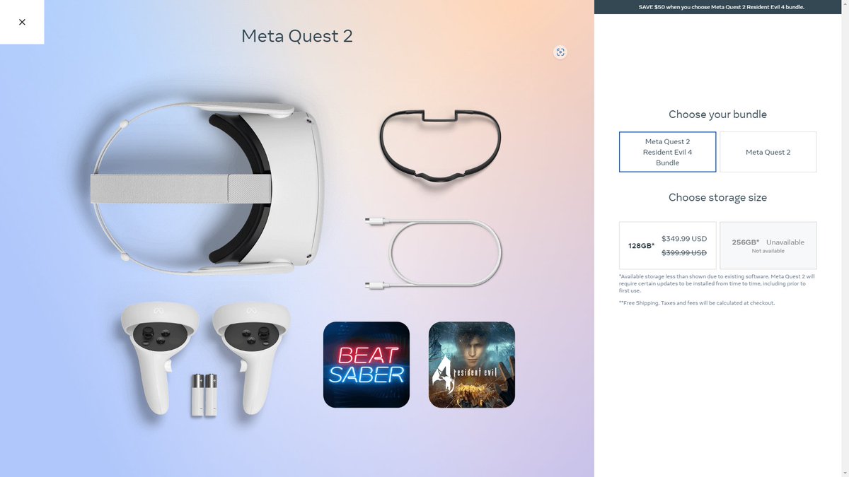 MafeRaptor's tweet photo. @MetaQuestVR @MetaQuestHelp Hey! siguen promocionando el #BeatSaber Compre el Quest 2 y solo traía el código de RE4 VR ¿Donde está mi Beat Saber? 
#MetaQuest2 https://t.co/Rd8AExzTwJ