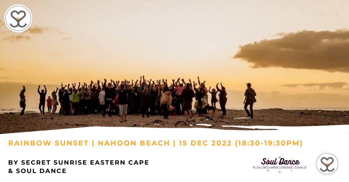 EventSAEC's tweet image. New #EventSAEC listing: Rainbow Sunset Boogie eventsa.co.za/eastern-cape/e… Let's gather at Nahoon at Sunset - for a...