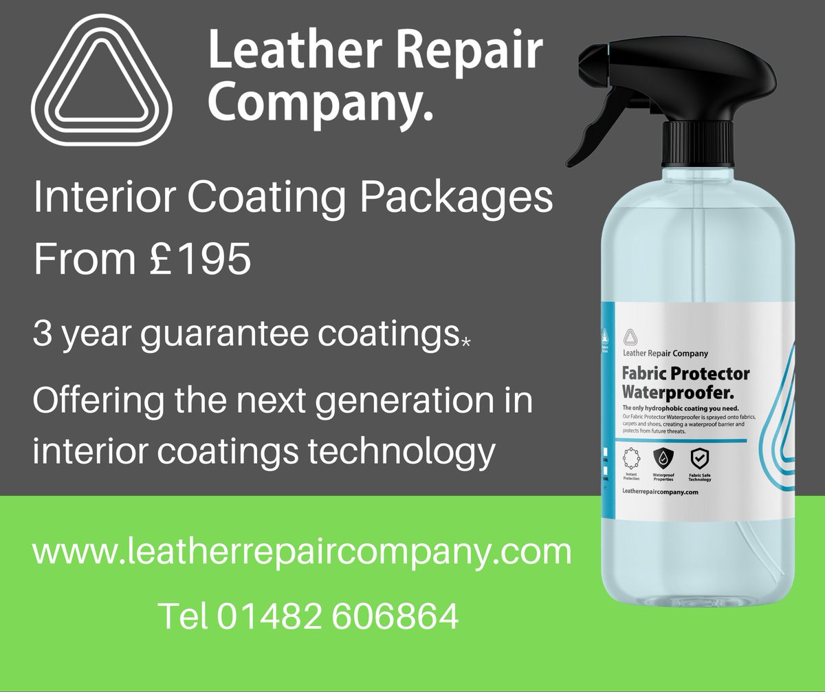 leatherrepairuk's tweet photo. Keep your vehicles interior looking brand new at all times
#leatherguard #leatherprotection https://t.co/q2kjJc3Ho8