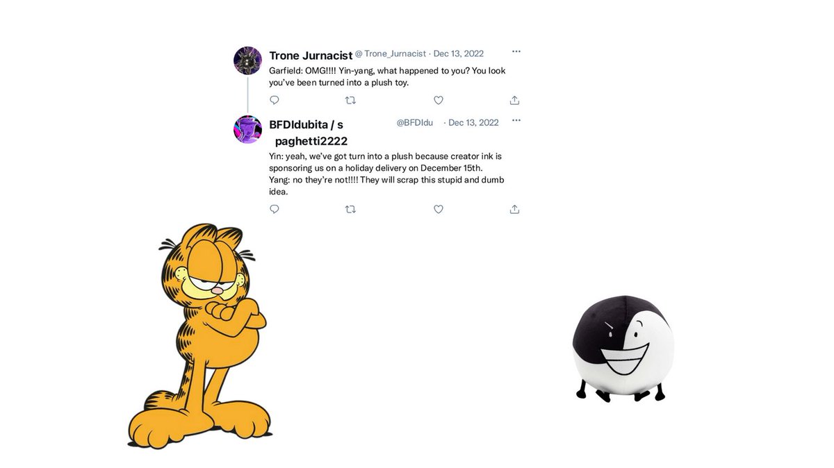 TomerPalma2006's tweet photo. Now I did this for an upcoming holiday delivery on December 15th on creatorink. Garfield couldn’t believe that he has turned into a plushie!!!!
I made this to my dudes @trone_jurnacist and @bfdidubita
#abridged
#garfield
#inanimateinsanity
#comic
#creatorink https://t.co/Iy0Sw5SrJP