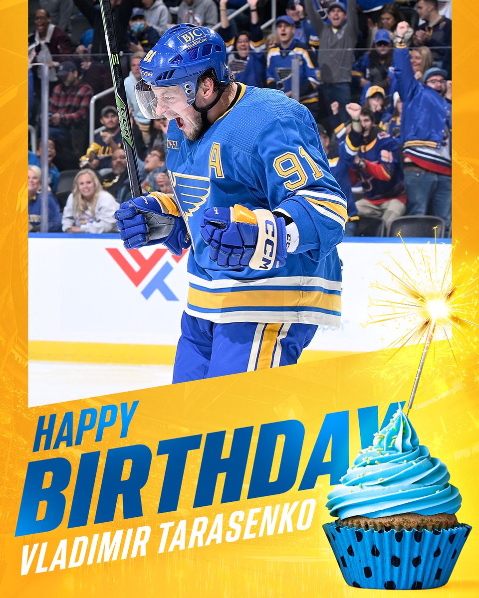 StLouisBlues's tweet photo. Happy birthday, Vladi!! 🎉 https://t.co/B555cBIdfm
