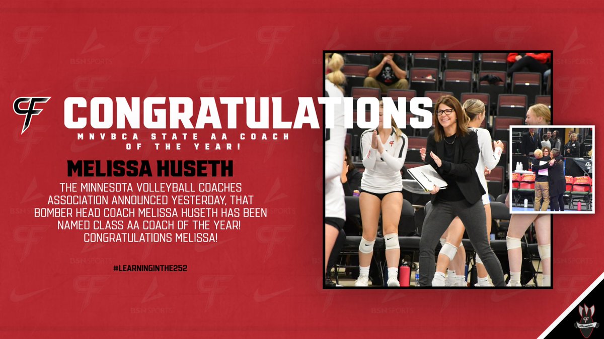 Cannon Falls Bombers on Twitter: "Congratulations to Head Coach Melissa
