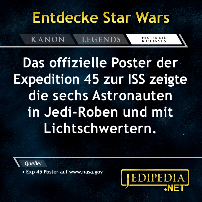 jedipedia's tweet photo. Möge die Macht mit ihnen sein! 🖖😁
https://t.co/9ZARKp8gX4
#Jedipedia #EntdeckeStarWars #StarWars #HdKFakt #NASA #Exp45 #TheScienceContinues #ISS #InternationalSpaceStation #Jedi #Lightsaber #Lichtschwert #MTFBWY @NASA https://t.co/GaLhVjq3oH