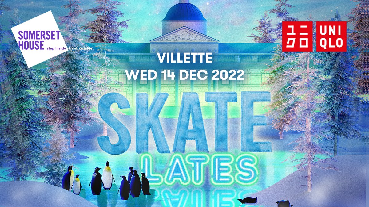 villetteville's tweet photo. Tomorrow’s Skate Lates at @SomersetHouse with @UNIQLO_UK is sold out now 🤩 excited! https://t.co/qVt4C68yfe