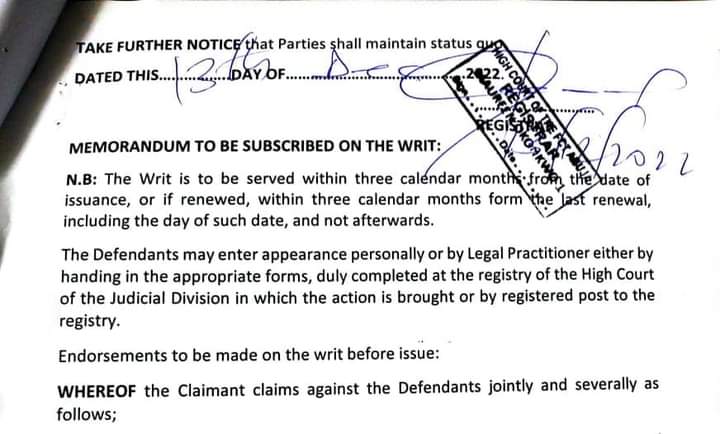umuchiukwu's tweet photo. Breaking News

@EjioforBar drag cr1minal @simon_ekpa and his cr1minal gangs to court

This is a wonderful move ✊✊ https://t.co/LmdQIoCxeR