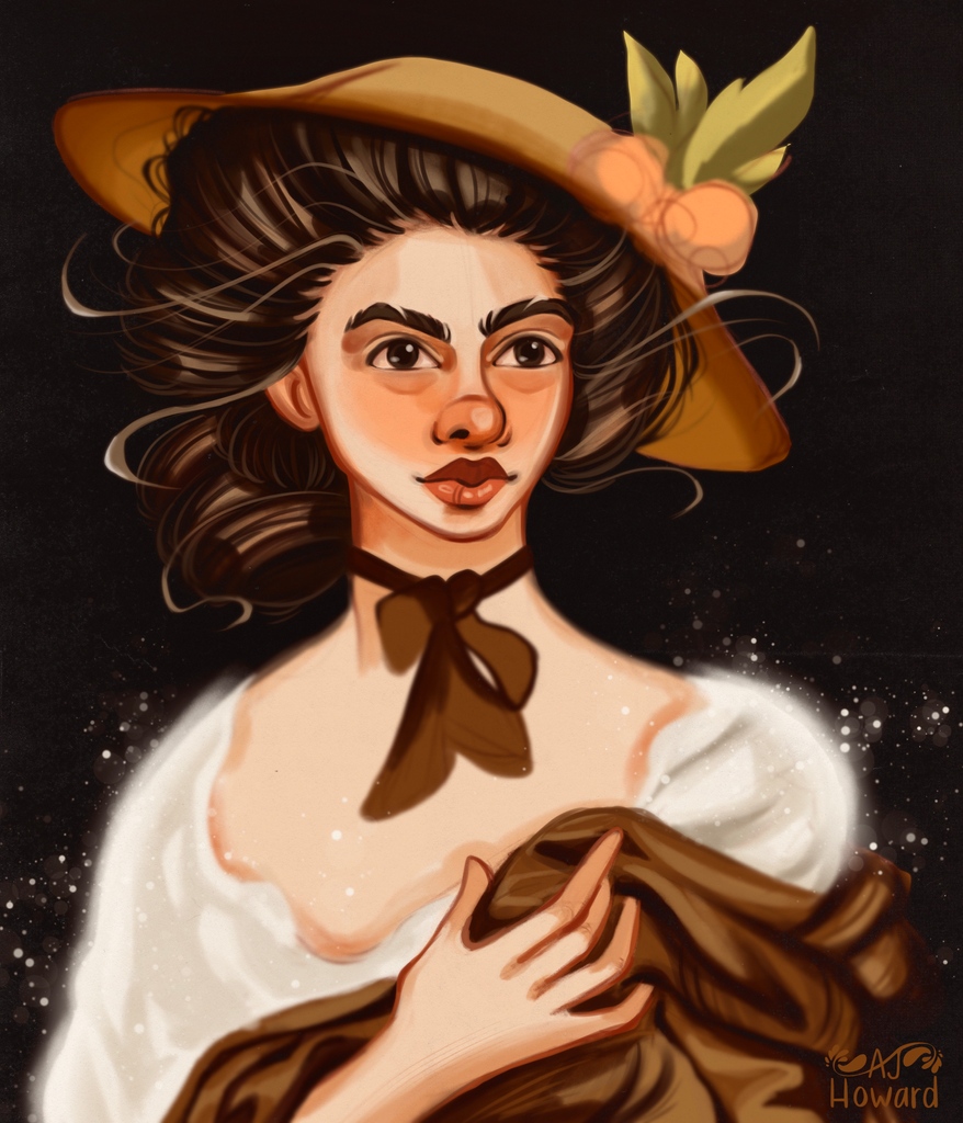 ajhowardart's tweet photo. I have seen this trend going around so here is my #artvartist2022! I am definitely leaning more into baroque style art this year and I am slowly developing my style more and more! https://t.co/ccBV9TX2AO