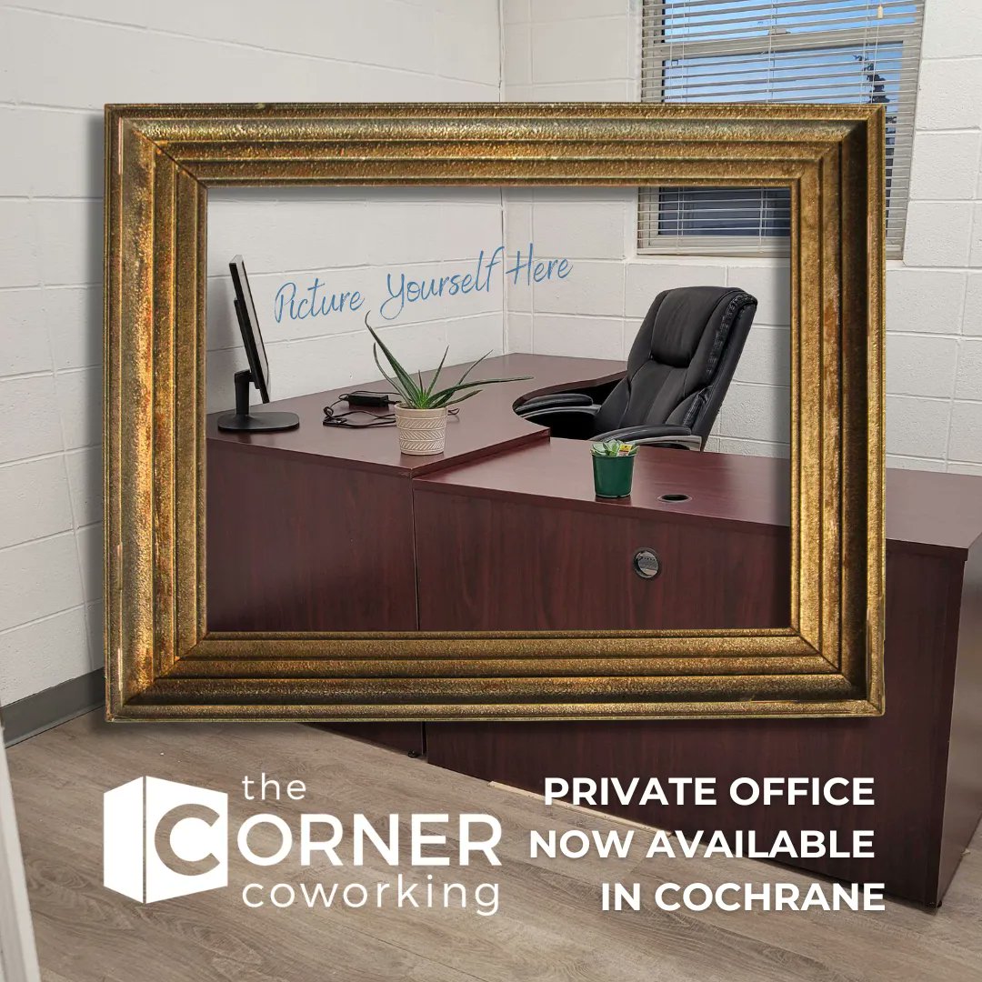 A private office has become available at our River Avenue location.  If you're interested, please reach out by email at hello@thecornercoworking.ca or call 587-315-2167 for a tour of the space.