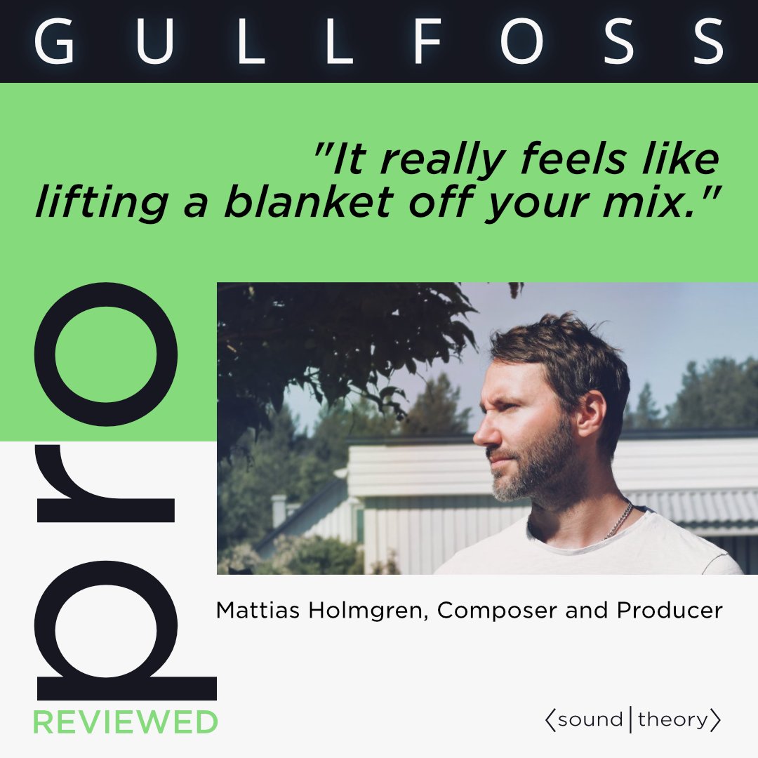 SoundtheoryLtd's tweet photo. Our Creative, YouTuber, Composer, Designer and good friend Mattias Holmgreen  @MorningdewMedia  on #gullfossplugin. 
👉Have you experienced the same results?
Curious about how he achieves them? Check his full Review; https://t.co/XusdP0hHbB
#audioengineer #proaudio https://t.co/11AsWCq1E7