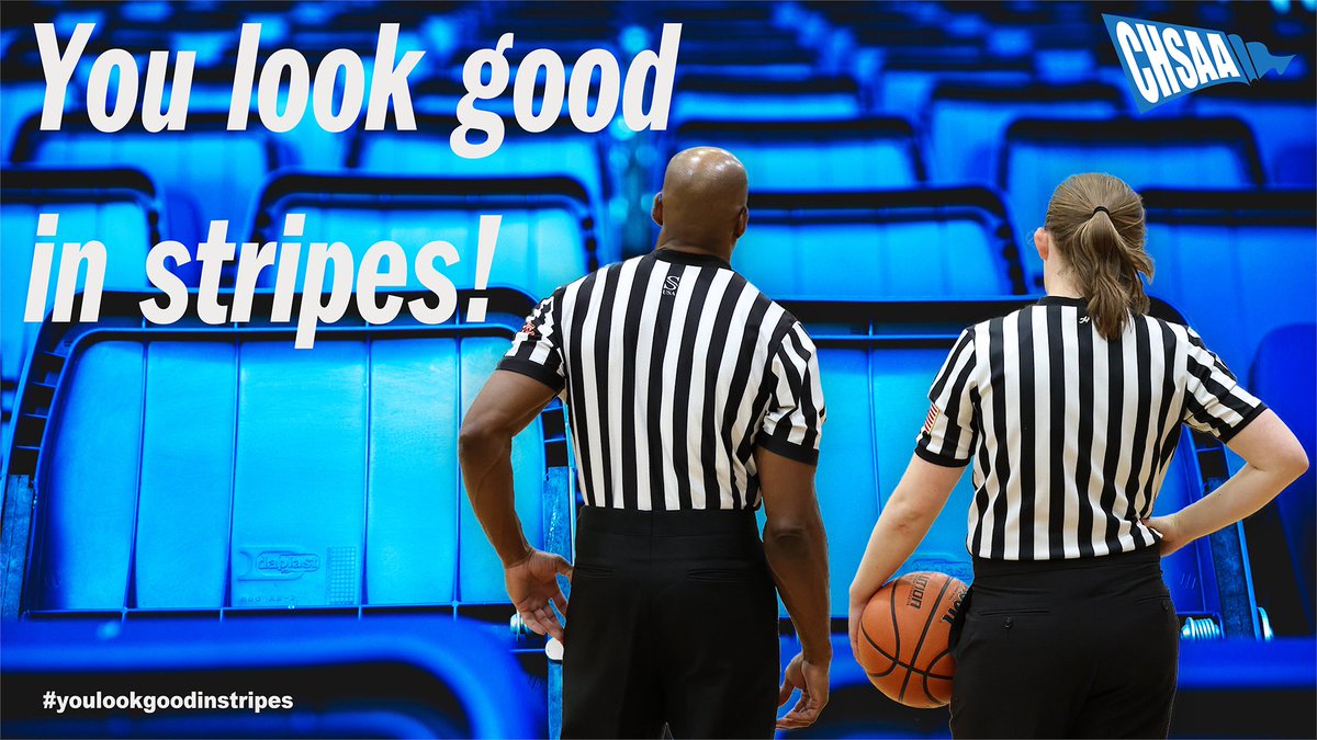 You’d Look Good in Stripes and WE NEED YOU! Interested in becoming a high school sports official? Sign up today by clicking here: bit.ly/3SXoTe2 Just pick your sport(s)! New officials' dues and fees are completely covered the first year! #youlookgoodinstripes #copreps