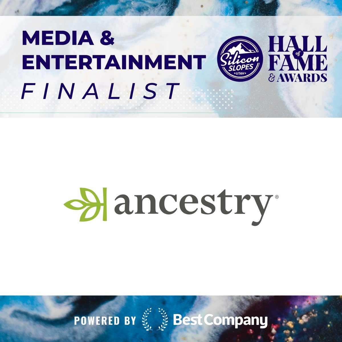 2022 Media &amp; Entertainment Finalists - Verified by <a href="/BestCompanyUSA/">Best Companies Near Me</a> 

• Limitless Flight (JUMP) 
• Continuum
• Ancestry 

Congratulations… See you at the Silicon Slopes Hall Of Fame &amp; Awards Gala!