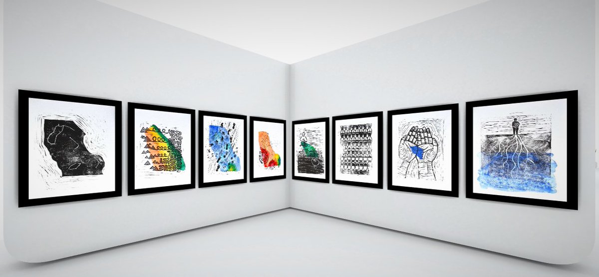 GWFutures's tweet photo. Our #VirtualWaterGallery lead curator and artist @ArnalLouise is featured in the first-ever #sciart exhibit at #AGU22! 

View the @theAGU ArtScience Exhibit virtually - pan to the right when you enter to see Louise's Deep Time art! 

https://t.co/CvkPov1lTh https://t.co/UbDIvt2YE4