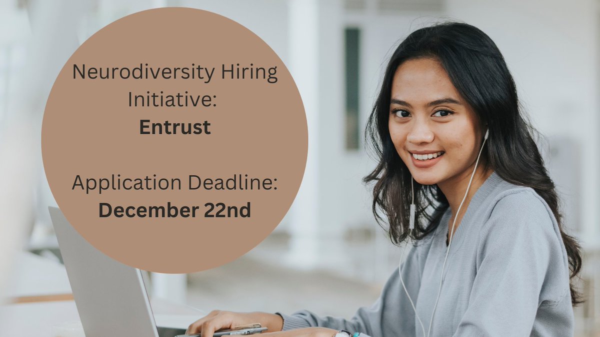 SpecInCanada's tweet photo. Another reminder that we are partnered with Entrust to hire for multiple positions in Ottawa, ON!
The deadline to apply is December 22nd. To learn more and apply, visit:
https://t.co/FKVC9uqKEo
#Recruiting #ApplyNow #Neurodiversity #OttawaJobs #SoftwareDeveloperJob https://t.co/HwwtqT0Zwp