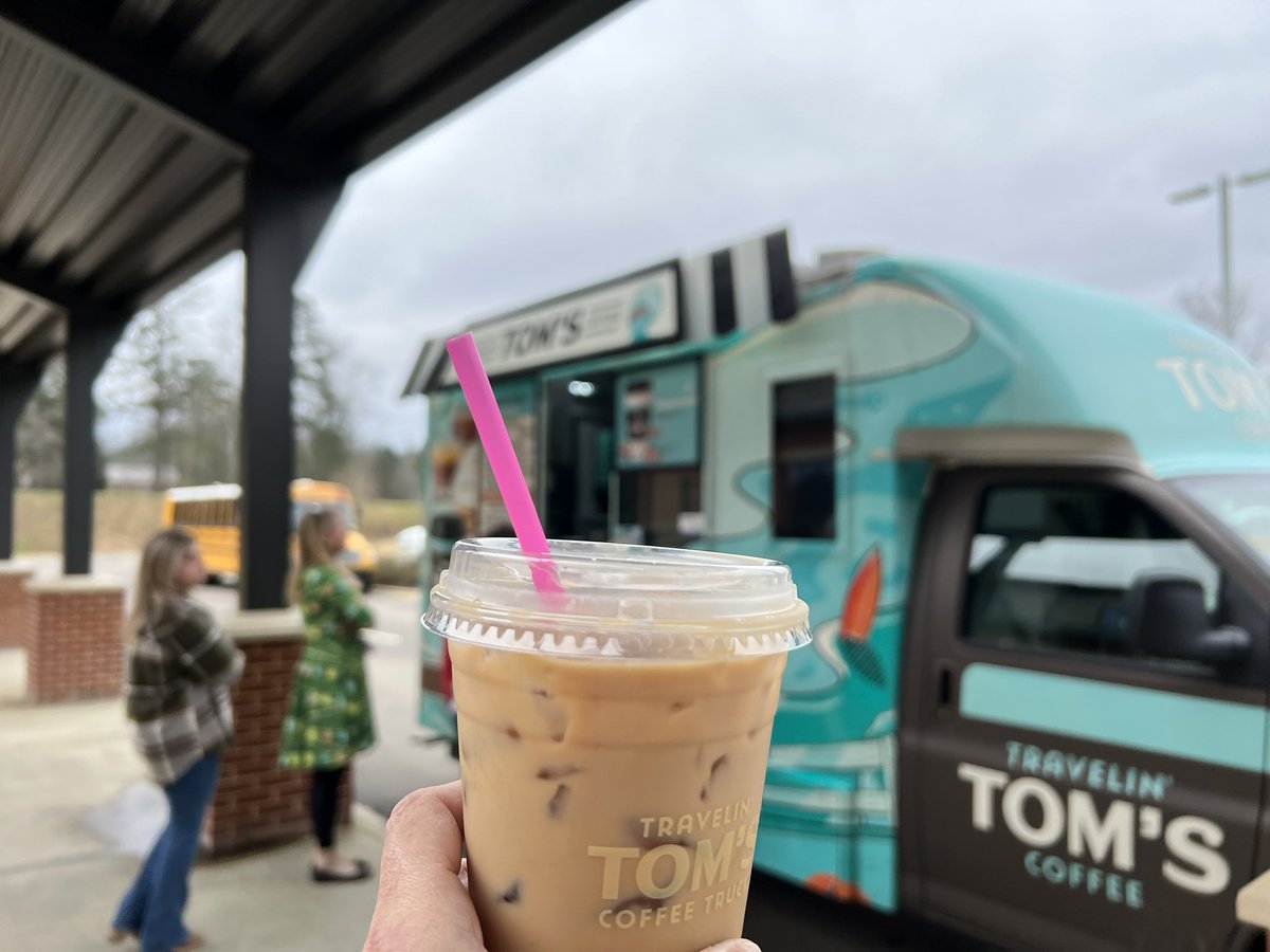 mccalla_elem's tweet image. Thank you to our Admin and McCalla PTA for our caffeinated happy today! And thank you to Travellin’ Tom’s Coffee for coming to perk us up! #themccallaway