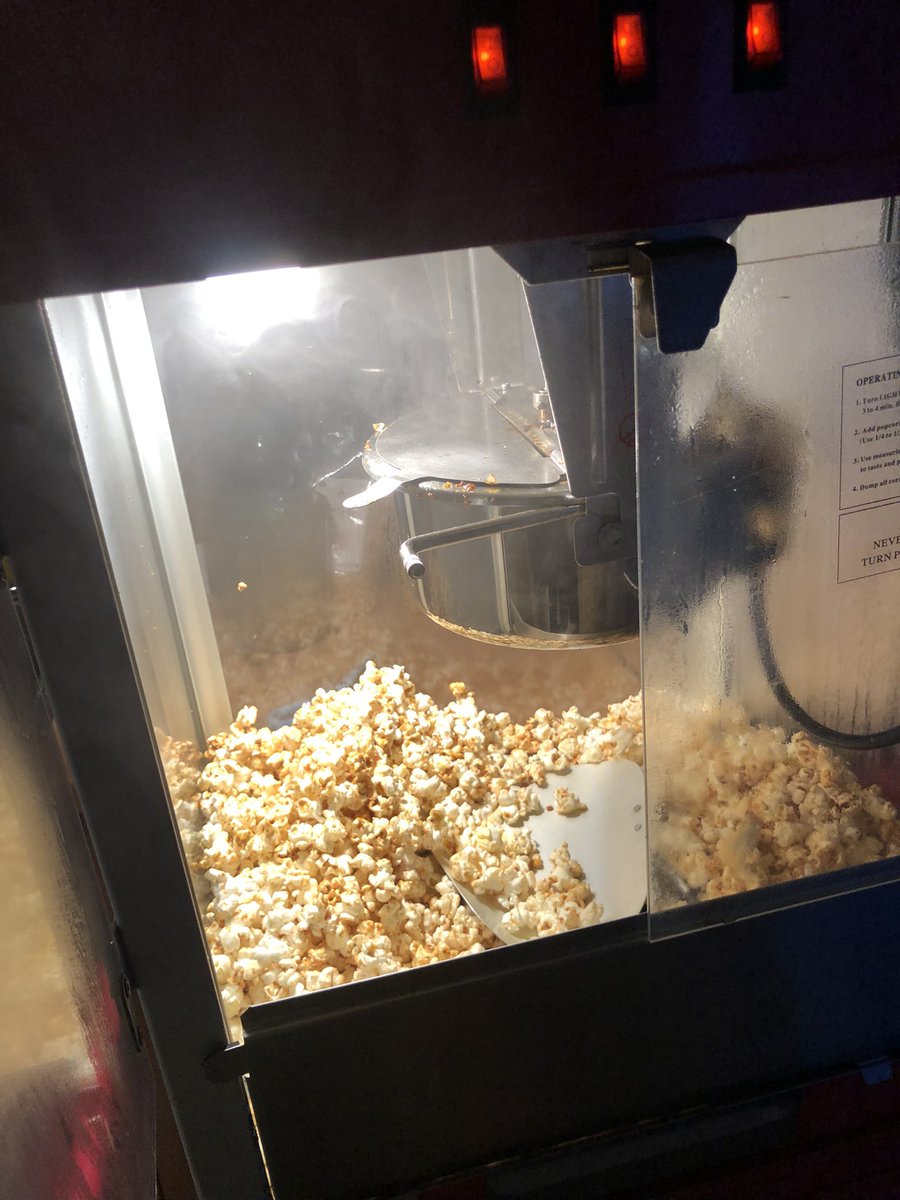 ElsaStancliffe's tweet image. Have I missed my calling? 🍿 @BramleyJunior