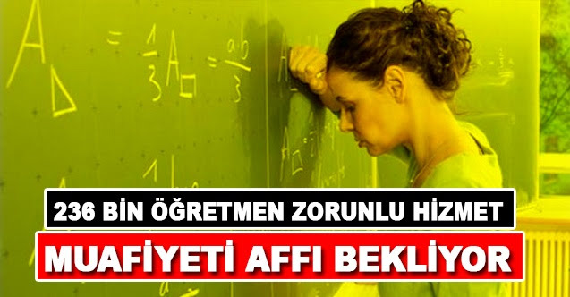 Her 10 yılda 1 yapılan Zorunlu Hizmet Affının 2022 yılında da yapılmasını bekliyoruz. <a href="/tcmeb/">Millî Eğitim Bakanlığı</a> <a href="/RTErdogan/">Recep Tayyip Erdoğan</a> <a href="/dbdevletbahceli/">Devlet Bahçeli</a>
<a href="/_aliyalcin_/">Ali YALÇIN</a>  <a href="/EgitimBirSen/">Eğitim-Bir-Sen</a> <a href="/turkegitimsen/">Türk Eğitim Sen</a> <a href="/TBMMEgitim/">TBMM Milli EğitimKom</a> @Mahmut_Ozer1 #zorunluhizmetmuafiyet2022