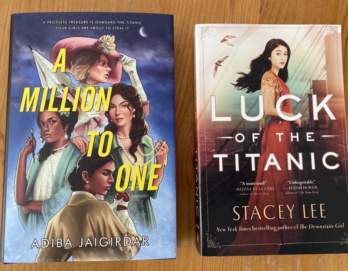 SteveDunk5's tweet photo. Also, if you liked/loved #AMillionToOne, definitely recommend #LuckoftheTitanic by @staceyleeauthor! @adiba_j https://t.co/jhcZkI9Y5r