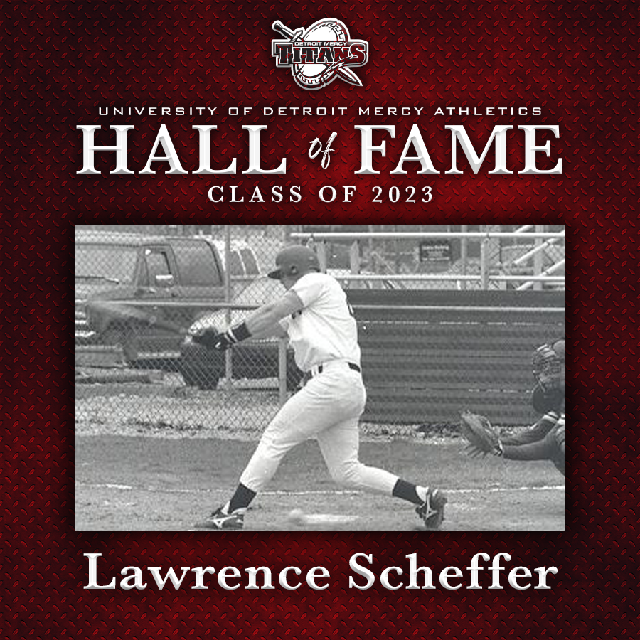 detroittitans's tweet photo. Welcome to the Titan Hall Of Fame Lawrence Scheffer #DetroitsCollegeTeam #TitansForLife 

⚾️ 3X All-MCC, including First Team twice
⚾️ Tied for first in school history in doubles (50) and third in home runs (33), third in RBI (154) and fourth in total bases (348) https://t.co/P32Q894p1A
