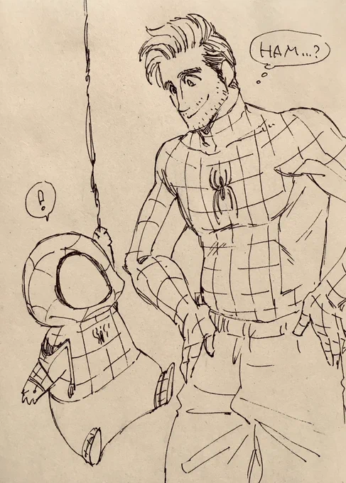 スパイダーバースも色々描いてたね 