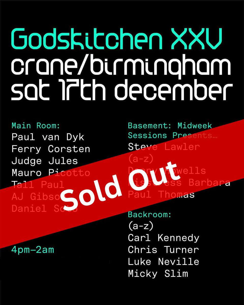 Who would have thought that a few conversations a year ago would have led to this! See you on Saturday folks! <a href="/Godskitchen/">Godskitchen</a> is back!