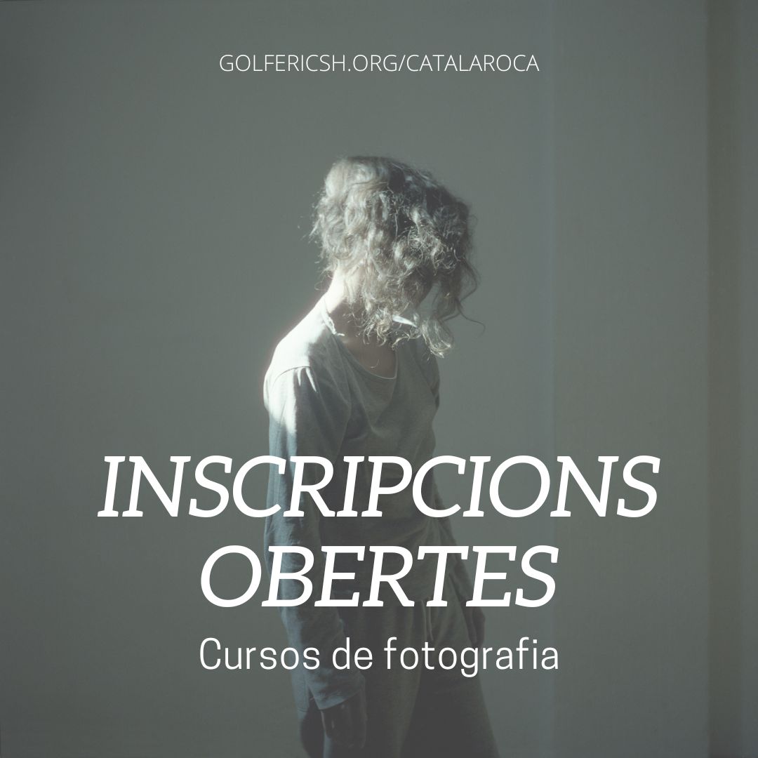 INSCRIPCIONS OBERTES!

Mira a la nostra web i apunta't al curs de fotografia que més t'agradi. 

Més info aquí: ow.ly/E2tE50M2vjb