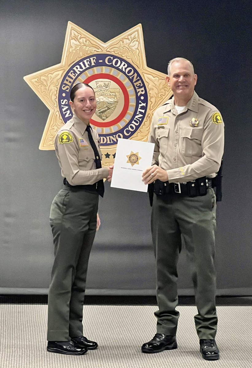 sbcountysheriff's tweet photo. .@SheriffDicus welcomes Class 228 to the #SBCSD Team! These 66 deputy sheriff trainees will graduate this Thursday. Great job everyone! 👏 https://t.co/61g07BjZUy