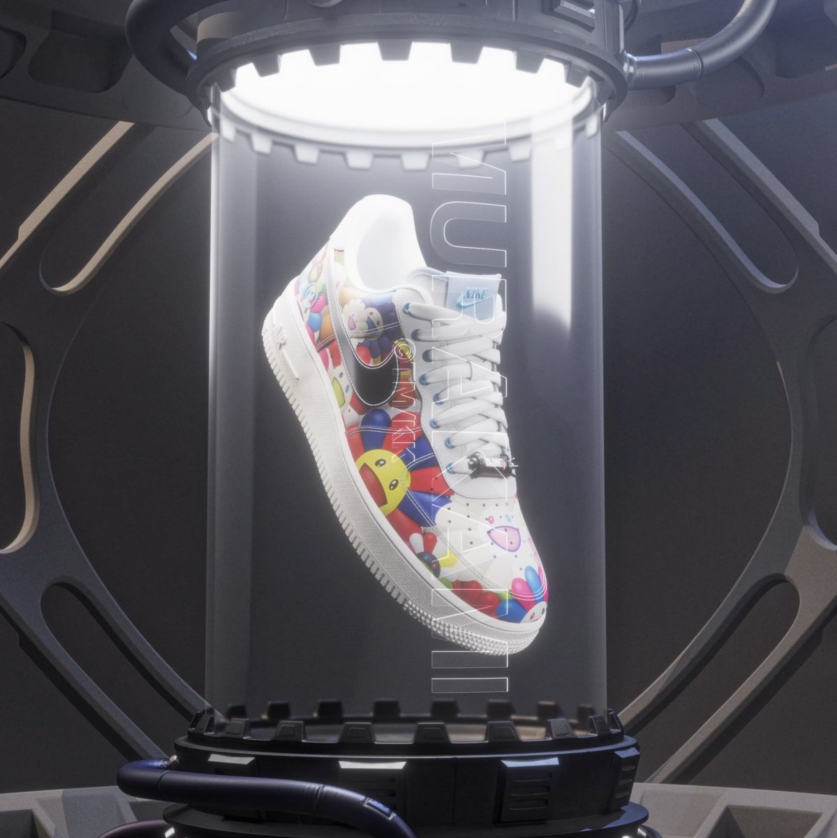 andwhew's tweet image. Giving away one @RTFKT Murakami Drip AF1. 

The NFT game needs some positive vibes. 

To enter: Like, Follow, Retweet.  

Will pull a random winner Christmas Eve. 🎅