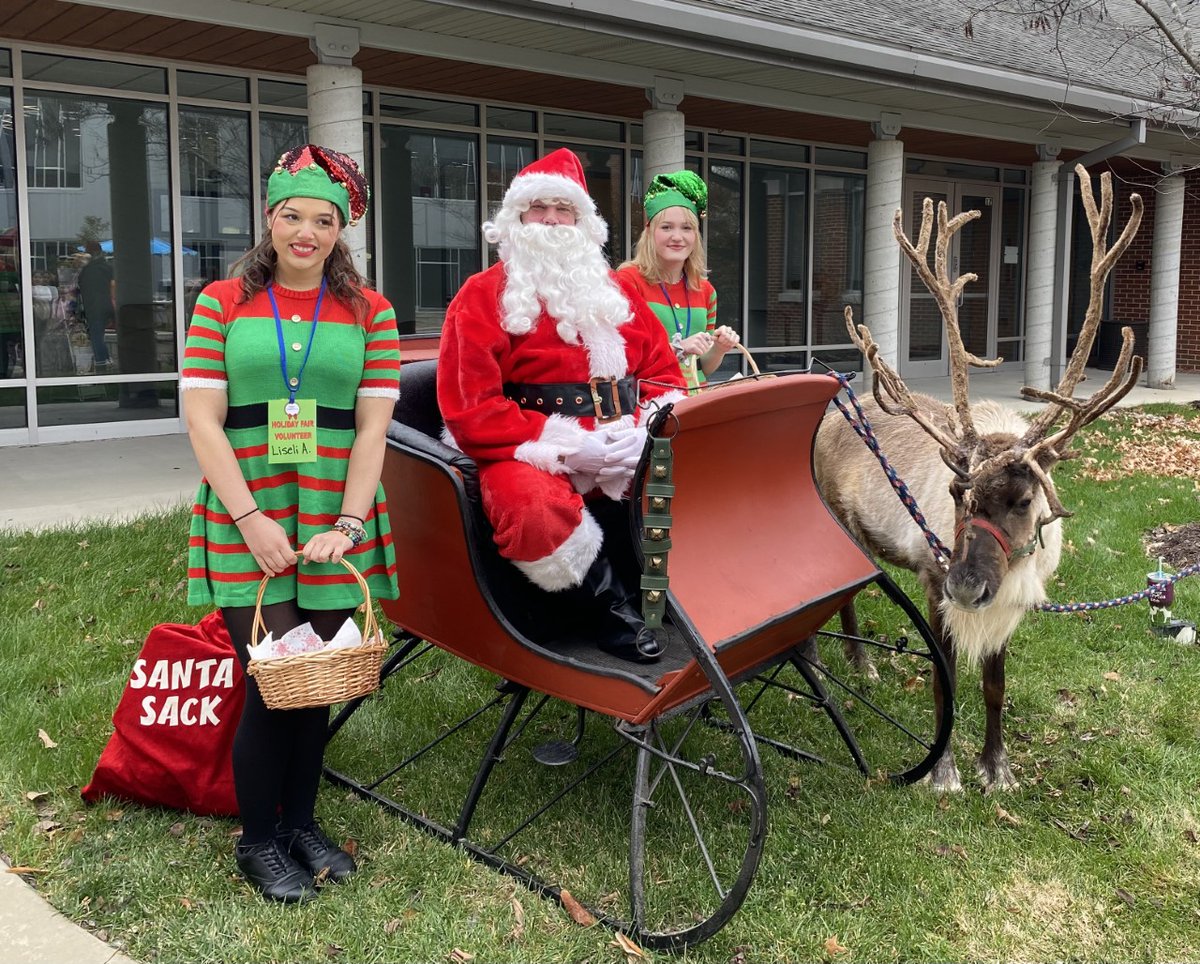 Santa, reindeer &amp; volunteer elves delivered Christmas joy to foster children and families at our Holiday Fair on our Webster Groves campus! The festivities were complete with games, hot dogs, cookies, and hot cocoa!