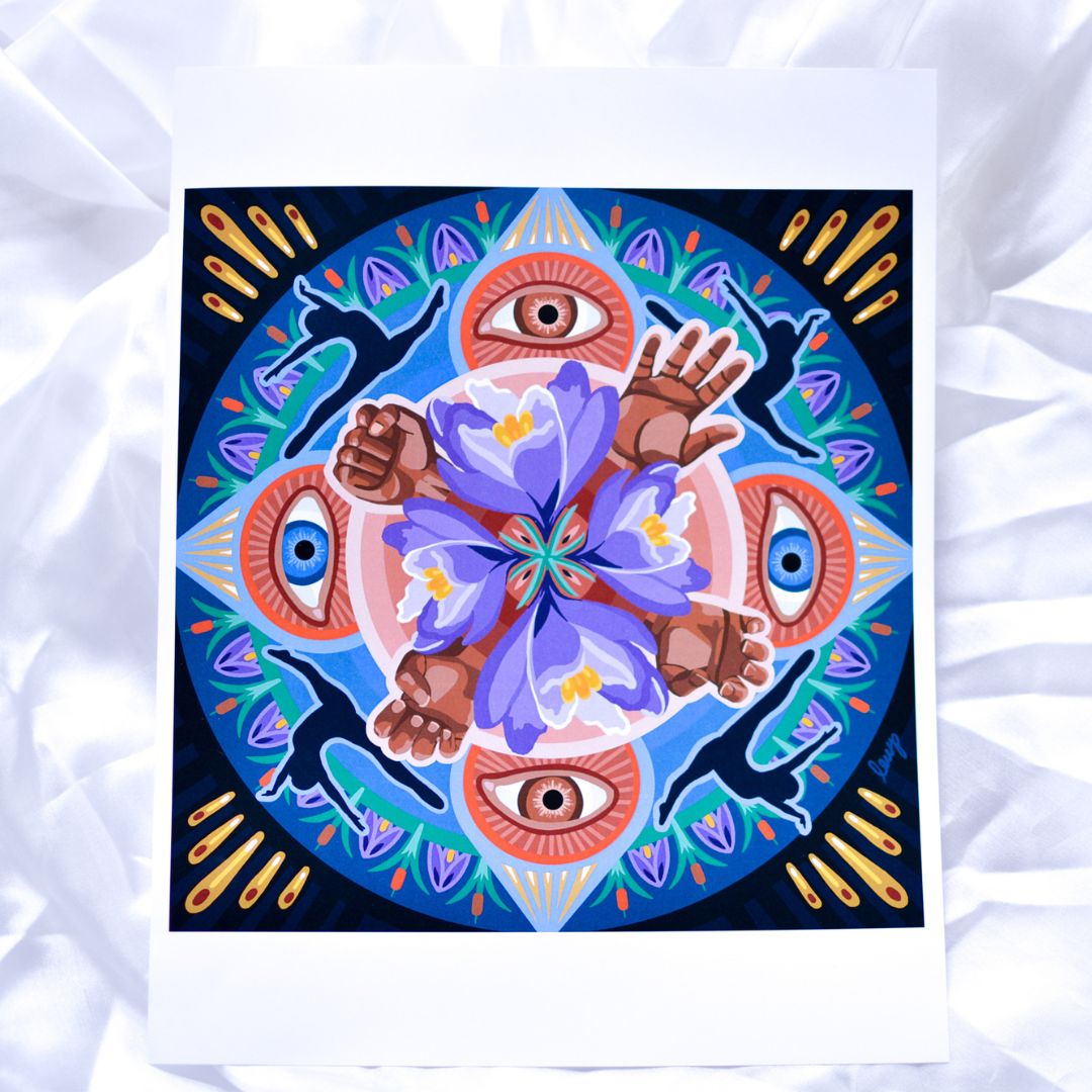 MIPresby's tweet photo. "A kaleidoscope doesn’t expose your eye to anything that isn’t there. It takes what is in view, and with light and mirrors, creates a new, dynamic, luminous image." — "Wilderness Blossom" by Rev. Lauren Wright Pittman  | @sanctifiedart https://t.co/UM0GBrAaGb