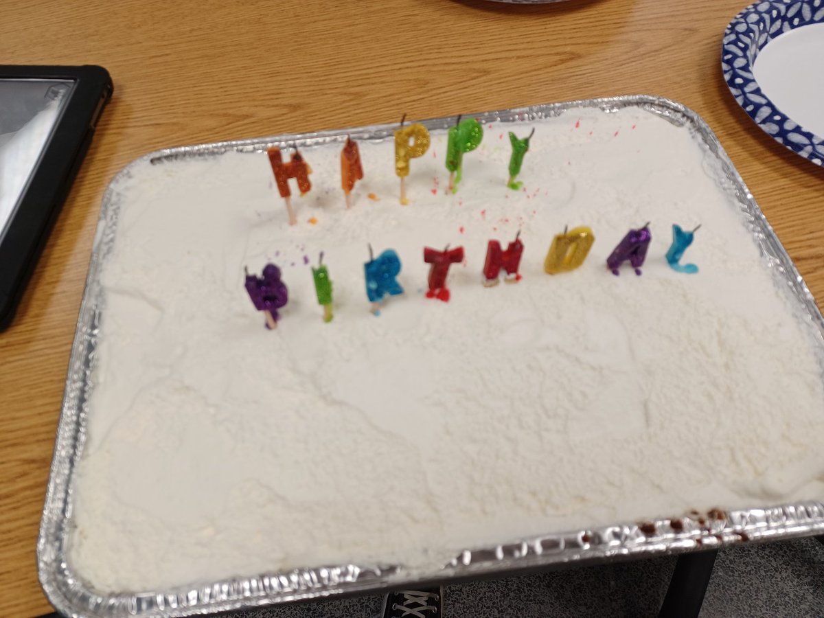 my aviation teacher threw me a surprise birthday party LMAO bro got his wife to make a cake n everythin