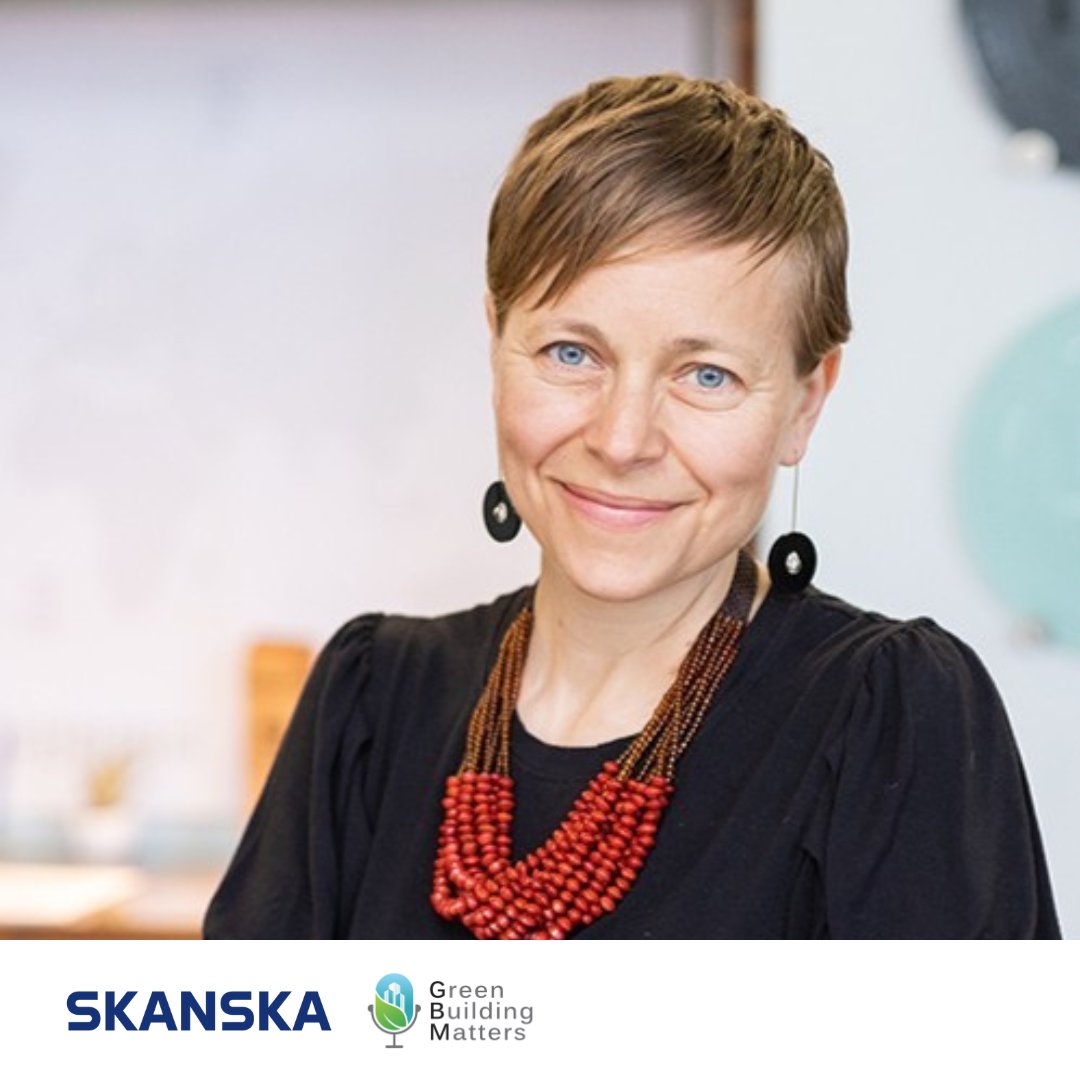 SkanskaUSA's tweet photo. Check out the #GreenBuildingMatters podcast featuring our very own Heidi Creighton, VP of sustainability for CDUS. Listen as she shares key industry perspective and the importance of leading with empathy. #Skanska #ESG #LEEDFellow https://t.co/iVD3EunJXH https://t.co/gIwoVw1aJe