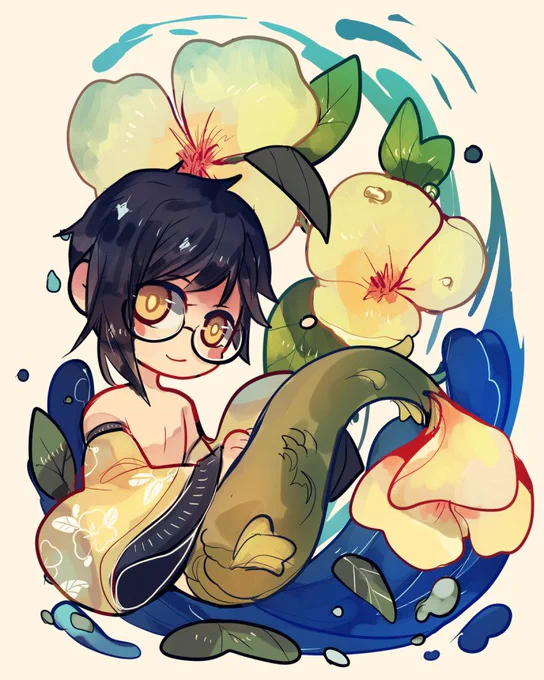 Darn 4 image limit, here's the lady merm! ^^ 
