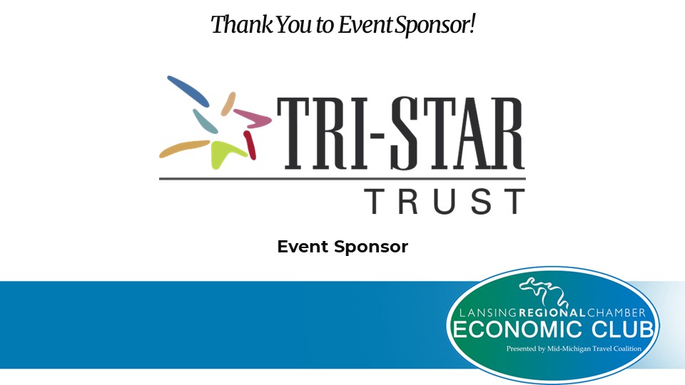 We greatly appreciate the support of today's #EconClub event sponsor, Tri-Star Trust! For more information on Tri-Star Trust, please visit them at tristartrust.com 

Thank you!