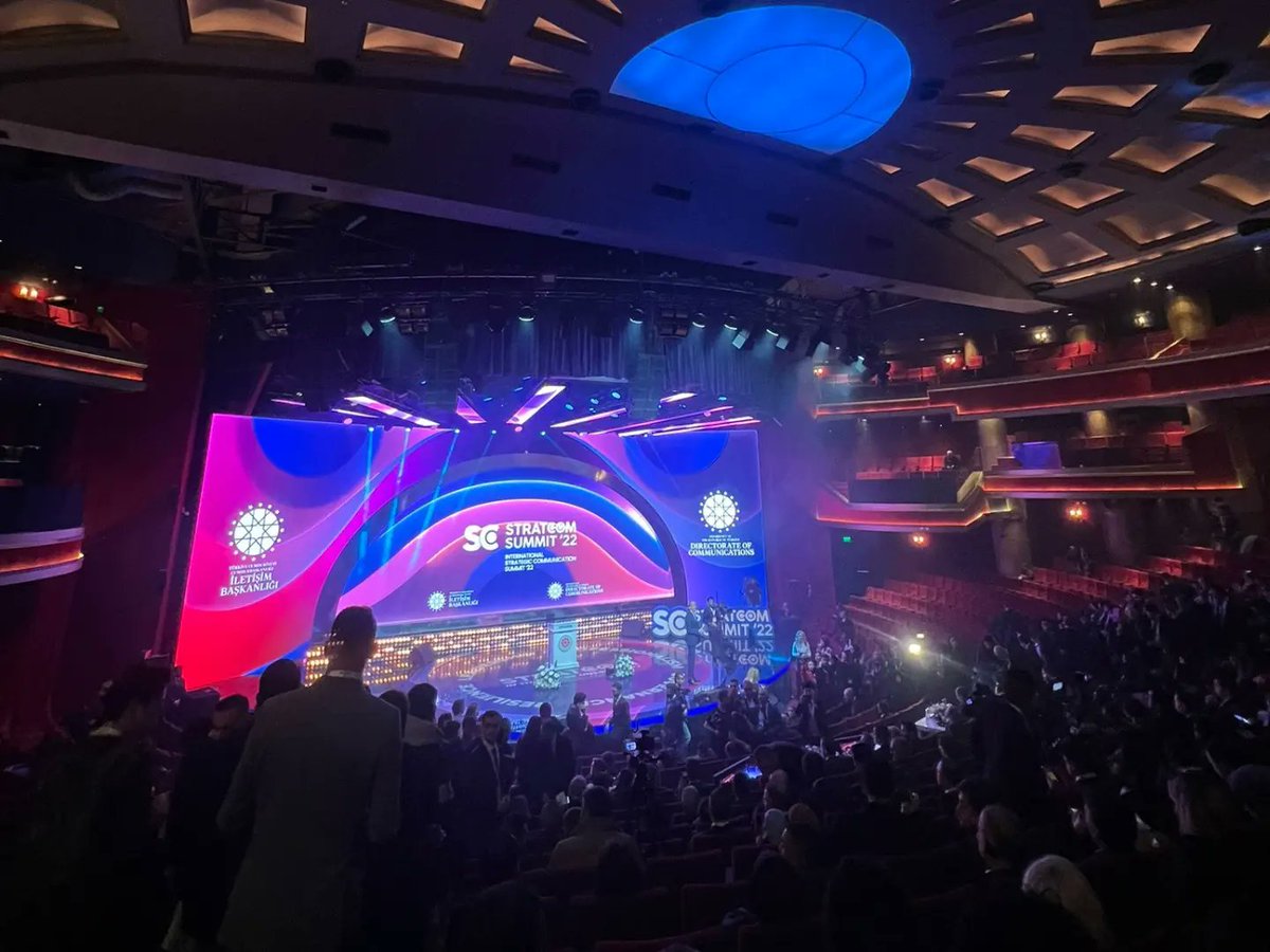 intwop's tweet photo. Cumhurbaşkanlığı İletişim Başkanlığı tarafından düzenlenen Stratcom Summit 22 “Uluslararası Stratejik İletişim Zirvesi” İstanbul da"Belirsizlik Çağında Stratejik İletişim"temasıyla düzenlendi.
INTWOP Yönetim kurulu üyeleri Emre Alperen BORAZAN ve Serhat AKARSU katılım sağladı. https://t.co/gFDDNuQ8TD