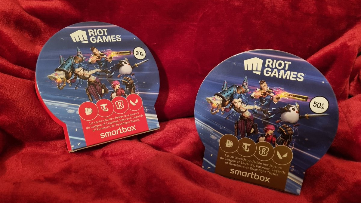 LaureBuliiV's tweet image. Coucou les potes !

Pour cette fin d'année, avec #Smartbox on vous fait gagner 5 coffrets cadeaux Riot Games d'une valeur de 20€ utilisables sur tous les jeux Riot 

Pour participer : 
🔁 Retweet 
➡️ Commente avec #smartboxriot

TAS le 15/12/2022
Bonne chance à toutes et tous 😊