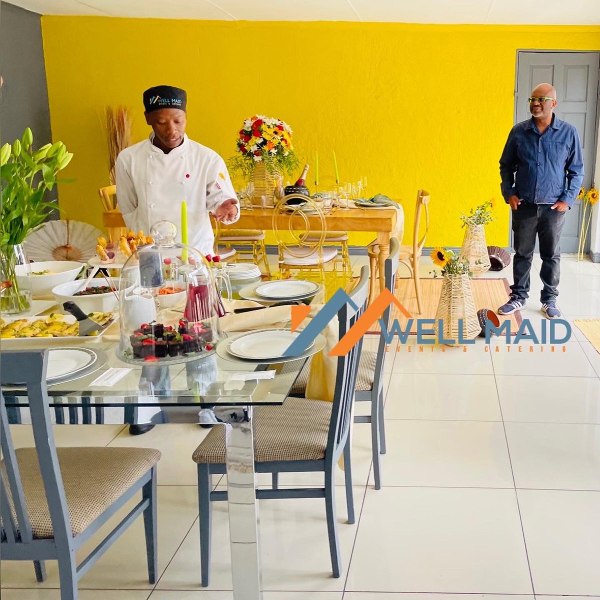 wellmaidsa's tweet photo. Mr &amp; Mrs Khanyi, thank you for choosing Well Maid for your special occasion.

Our couple used our private venue for their intimate western wedding, to meals and décor, this left them with abundant time to focus on things that ignite their love
sales@wellmaid
#AAA2022 #weddingday https://t.co/ojvIkOOurx