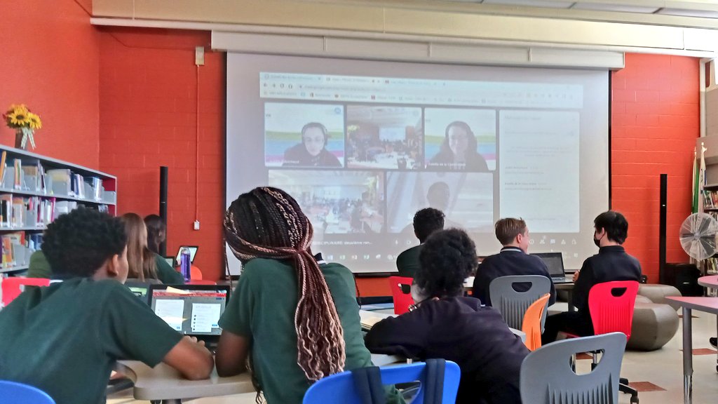 FVennePROF's tweet photo. 2e RENCONTRE AVEC NOS EXPERTES DU #CFORP

Merci à Mme @judithrobichaud et Mme Estelle de la Chevrotière @LeCentrefranco pour votre appui!

Mention spéciale à M. Francis Leroux @FLeroux072 stagiaire de @uOttawaEdu pour la gestion de ce projet! https://t.co/K3Bo4vhHIh