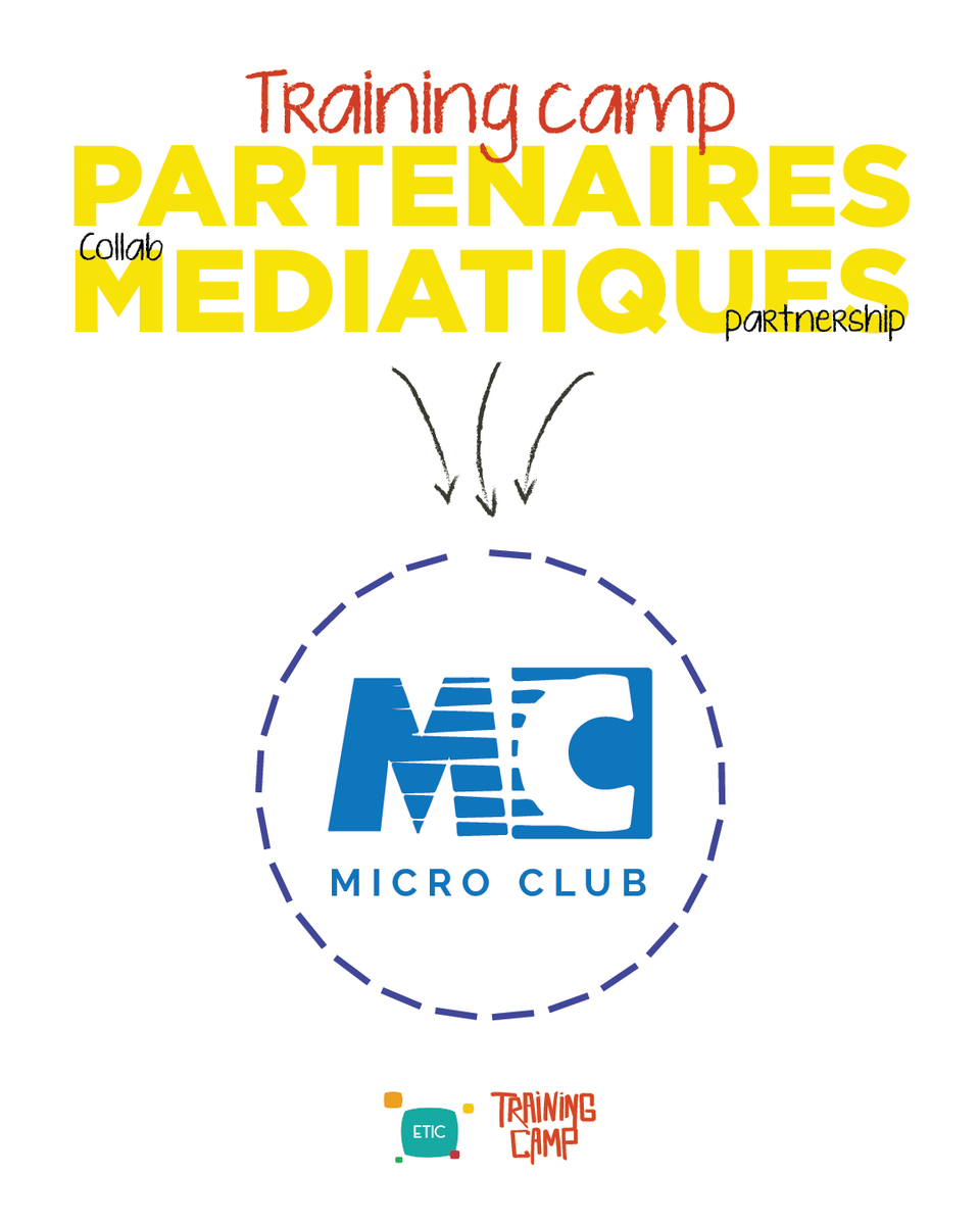 ETIC_Club's tweet photo. ETIC a le plaisir de vous présenter son second partenaire médiatique pour le Training Camp 9 : @MicroClub2015✨

#ETIC #ESI #TrainingCamp #TC9 https://t.co/CV5LJ9LlLv