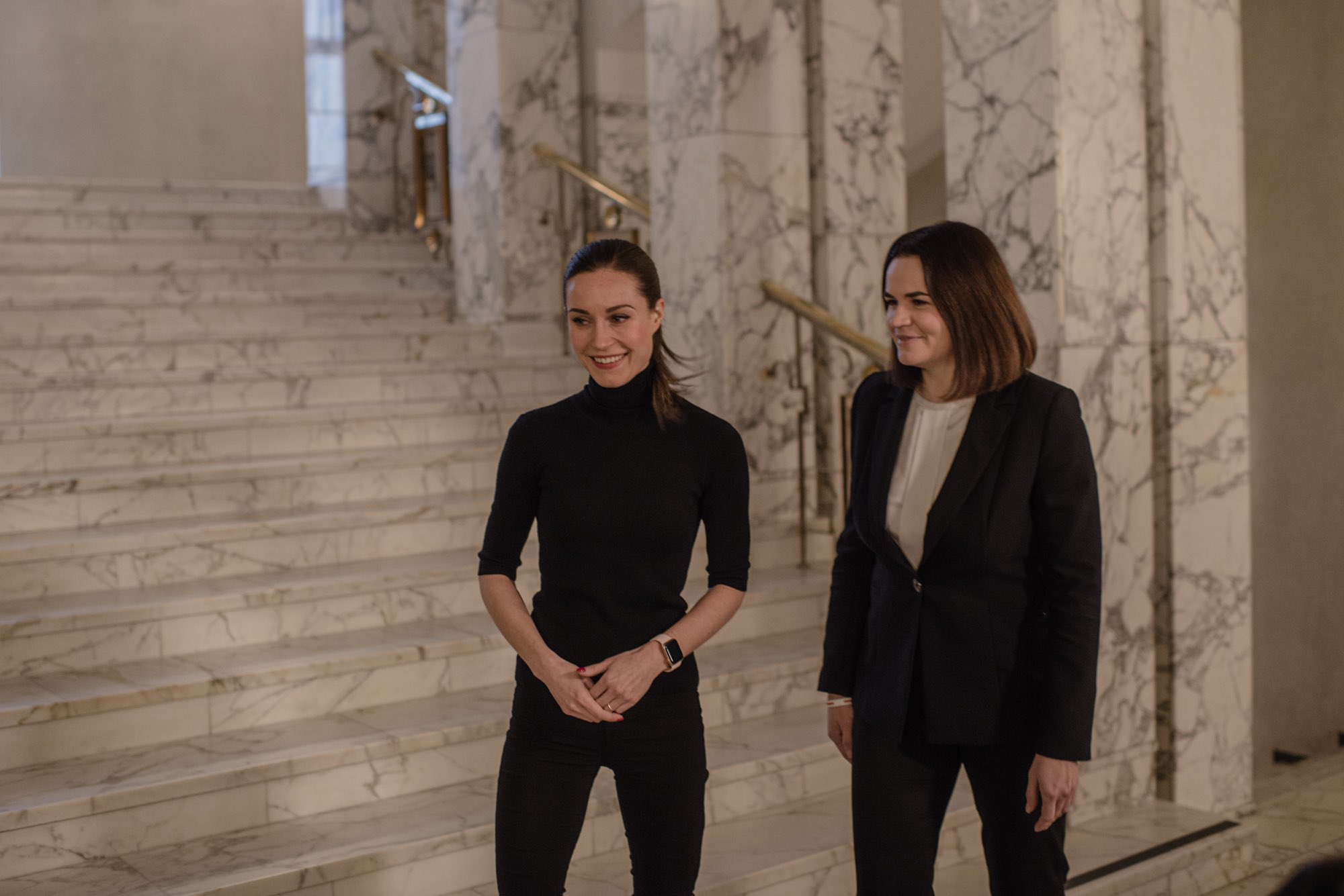 Franak Viačorka on Twitter: "I was inspired to see two powerful women ...