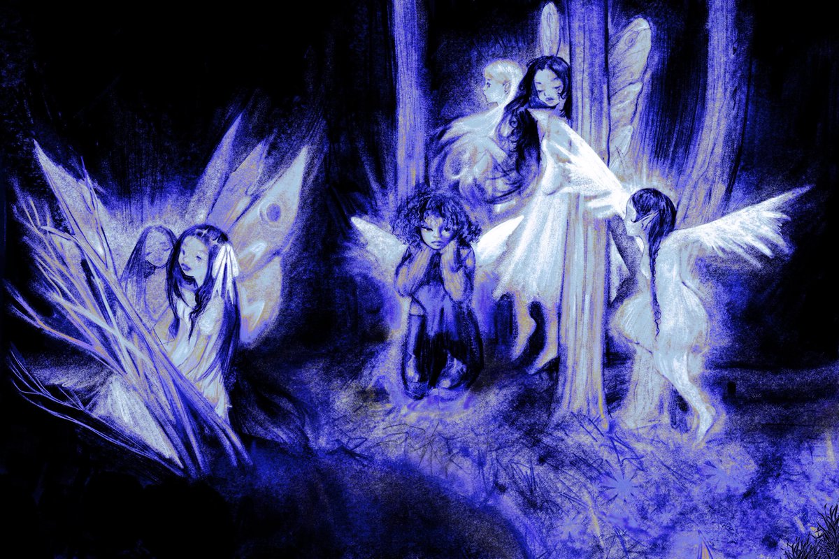 czechwun's tweet photo. self portrait “my guardian angels” by me https://t.co/IXCzuMp4YQ