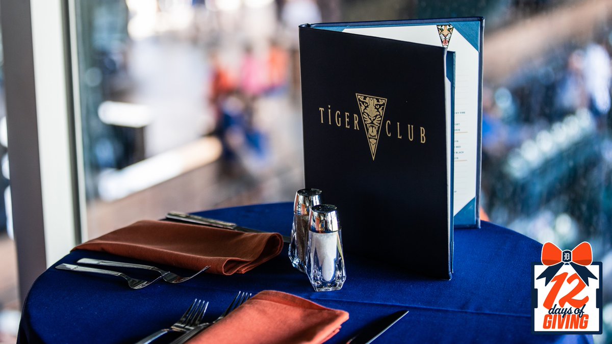 Let the #12DaysOfGiving begin! 🎁

RETWEET for the chance to win 4 tickets and dinner in the Tiger Club.