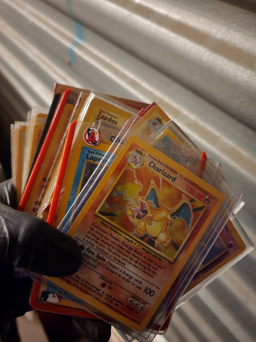Dockrocks13 on Twitter "I found my Pokémon cards. Are these worth