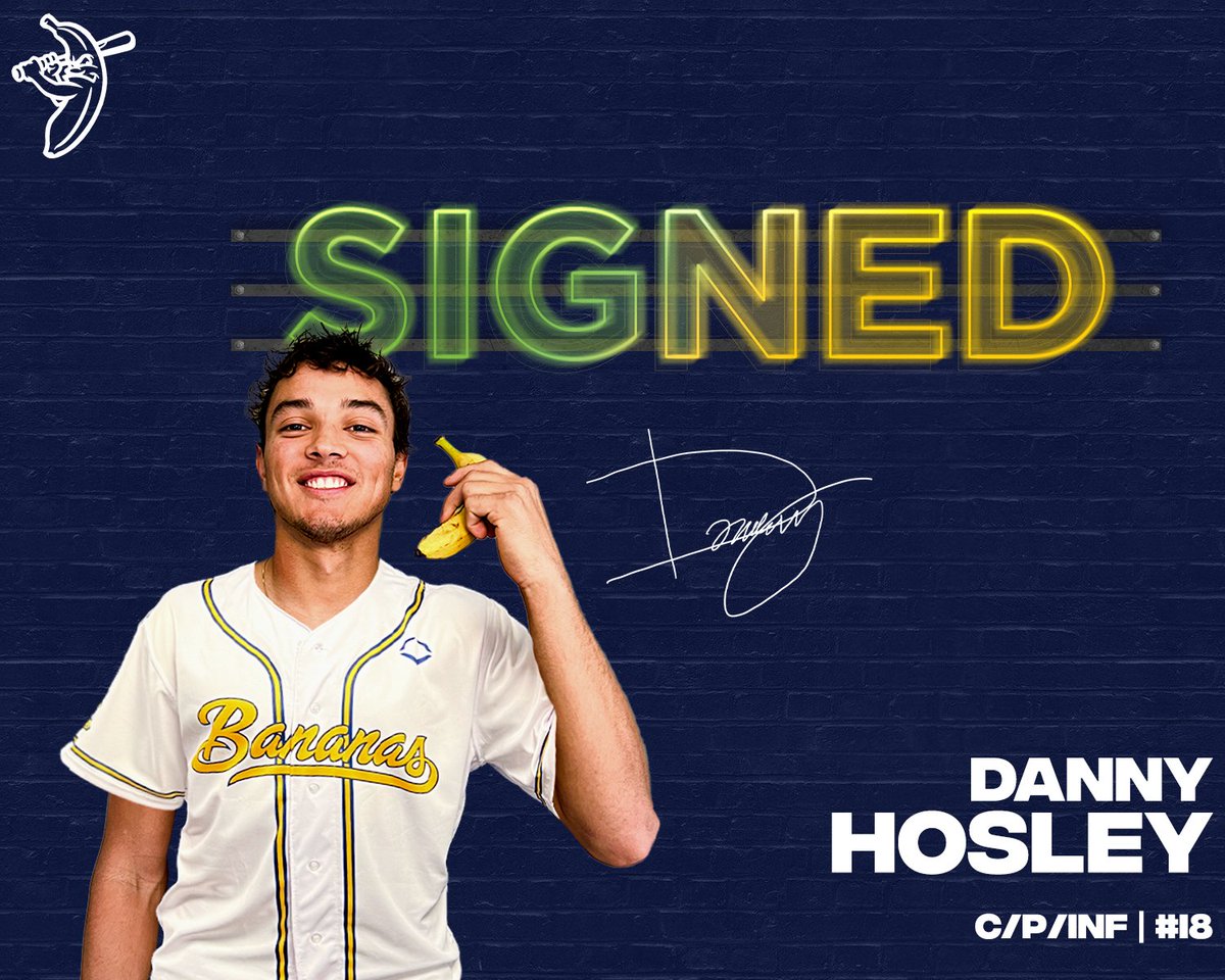 When the Bananas call, you answer. Welcome to the squad, Danny Hosley!

Next player announcement at 3:20pm.