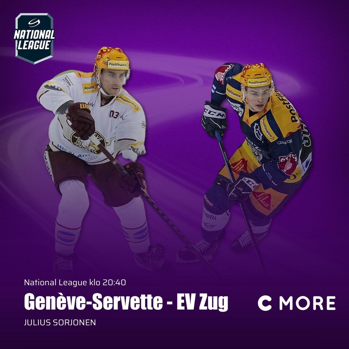 Custom made for @Sorjogenov 👌
He’s an announcer 🎙️ for <a href="/CMoreSportFi/">MTV Urheilu 🇫🇮</a> and we made these to be used with <a href="/NLch_official/">National League</a> games that started showing this season on Cmore 🏒
#NationalLeague #SportaPost #Cmore