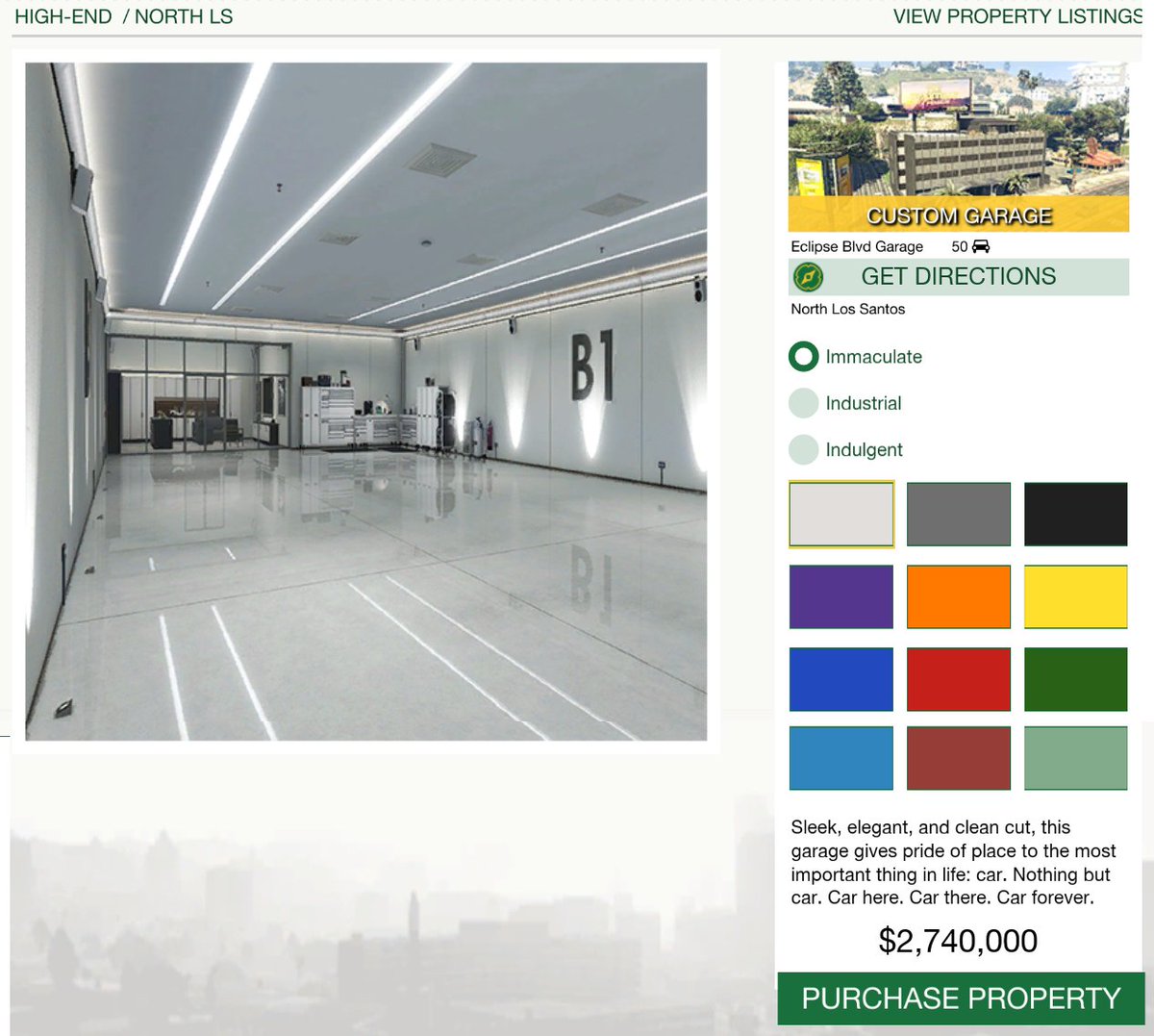 TexFunz2's tweet photo. Drip-feed Eclipse Blvd Garage - Coming Early Next Year

$2,740,000
#GTAOnline https://t.co/beWbUrlsNo