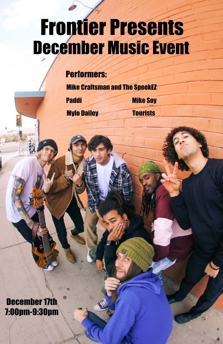 Mike_Craftsman's tweet photo. This Saturday night, we’ll be at @cafefrontier in Yucca Valley performing with some dope artists from the desert! Who’s gunna slide through?! #music
#localartist #localartists #hiphopband #livemusic #livehiphop #lofihiphop #lofimusic #lofiband #rap #rapper #artist #joshuatree https://t.co/OUIrjDR6IK