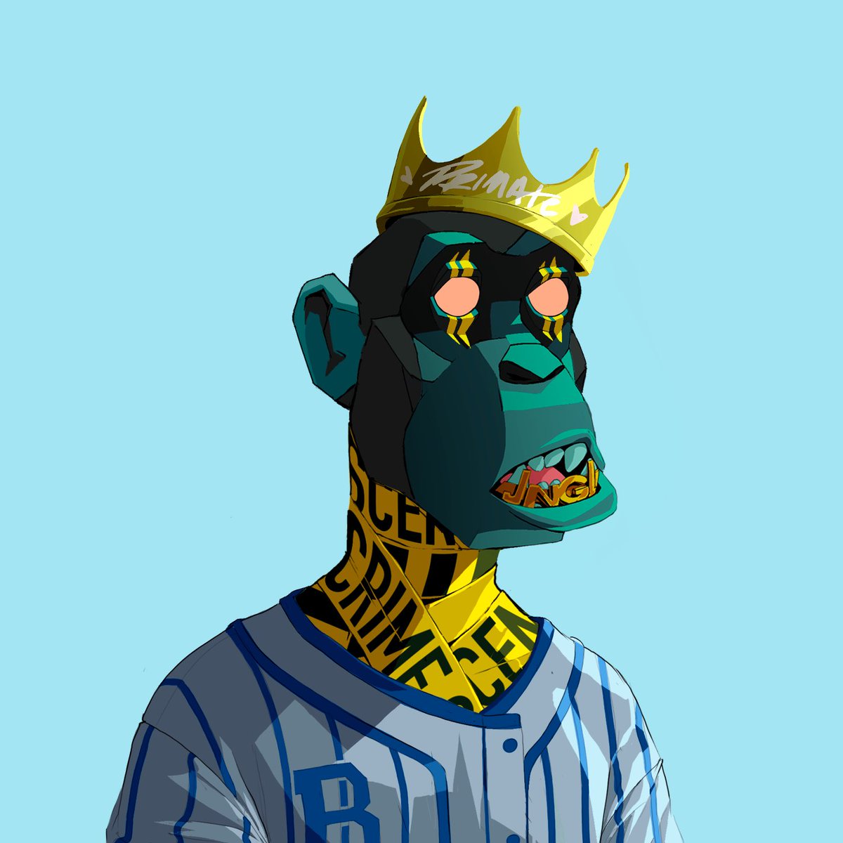 JugzOnChain's tweet image. Scooped these 3 @Primatesnft today… which makes it 35 in the bag, finally joined the @jnglcrowndao 👑 and obviously had to get another skelly @GuzzlerDao 💀🍺🧢🍺 #JNGL #LFGUZZLE